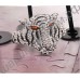 Винтажный браслет tiger Vintage White Rhinestone